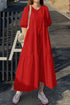 Retro Casual Puff Sleeves High Waist Mini A-Line Dresses